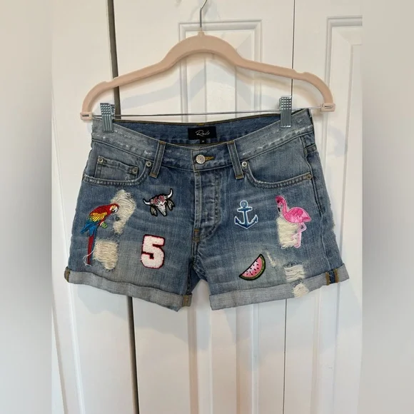 Rails Blue Jean Shorts - Size 25 - Picture 1 of 14
